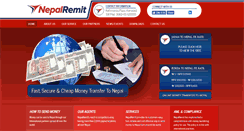 Desktop Screenshot of nepalremit.com